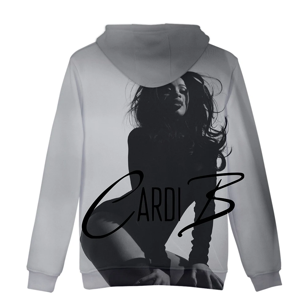 Толстовка rapper Cardi B 3D Толстовка Женская толстовка с принтом утонченность Cardi B Толстовка Мужская Хип-Хоп Harajuku Толстовка XXS-4XL