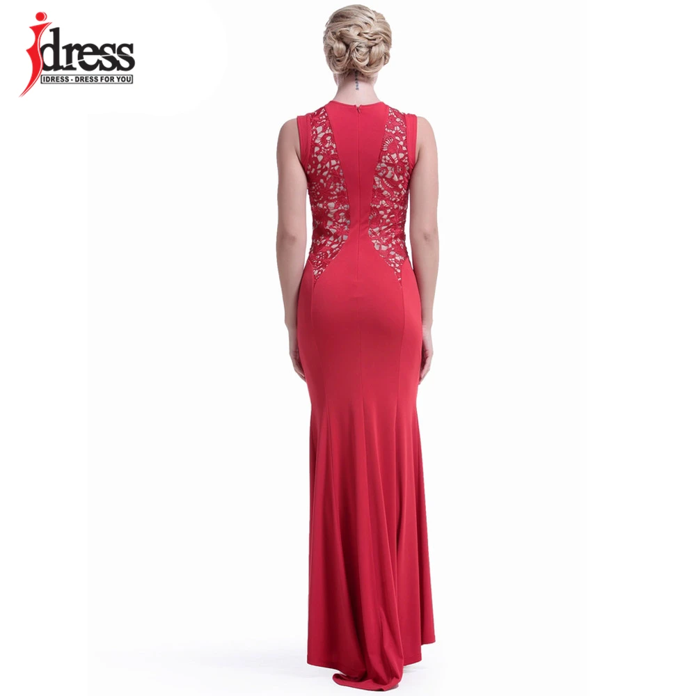 Женское вечернее платье макси IDress черное/синее/красное элегантное для