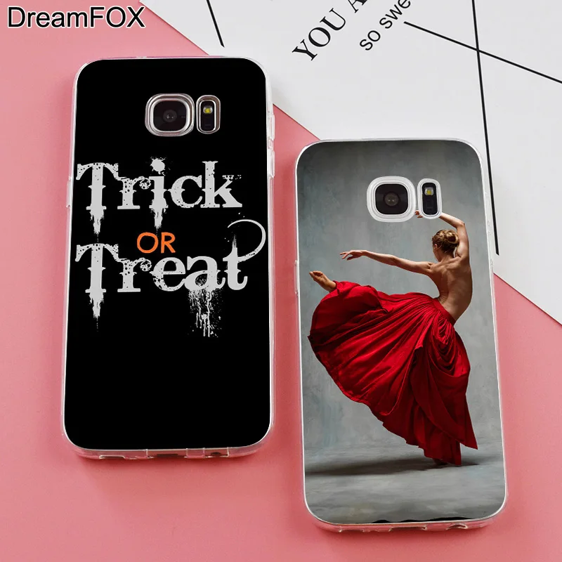 DREAMFOX K025 Мягкий силиконовый чехол из ТПУ для samsung Galaxy Note S 6 7 8 9 Edge Plus Grand Prime |