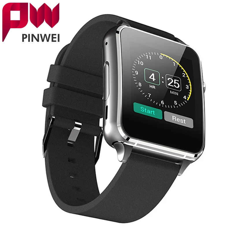 PINWEI PWM88 Сенсорный экран Bluetooth Smart часы с Камера для Apple поддержка WhatsApp монитор