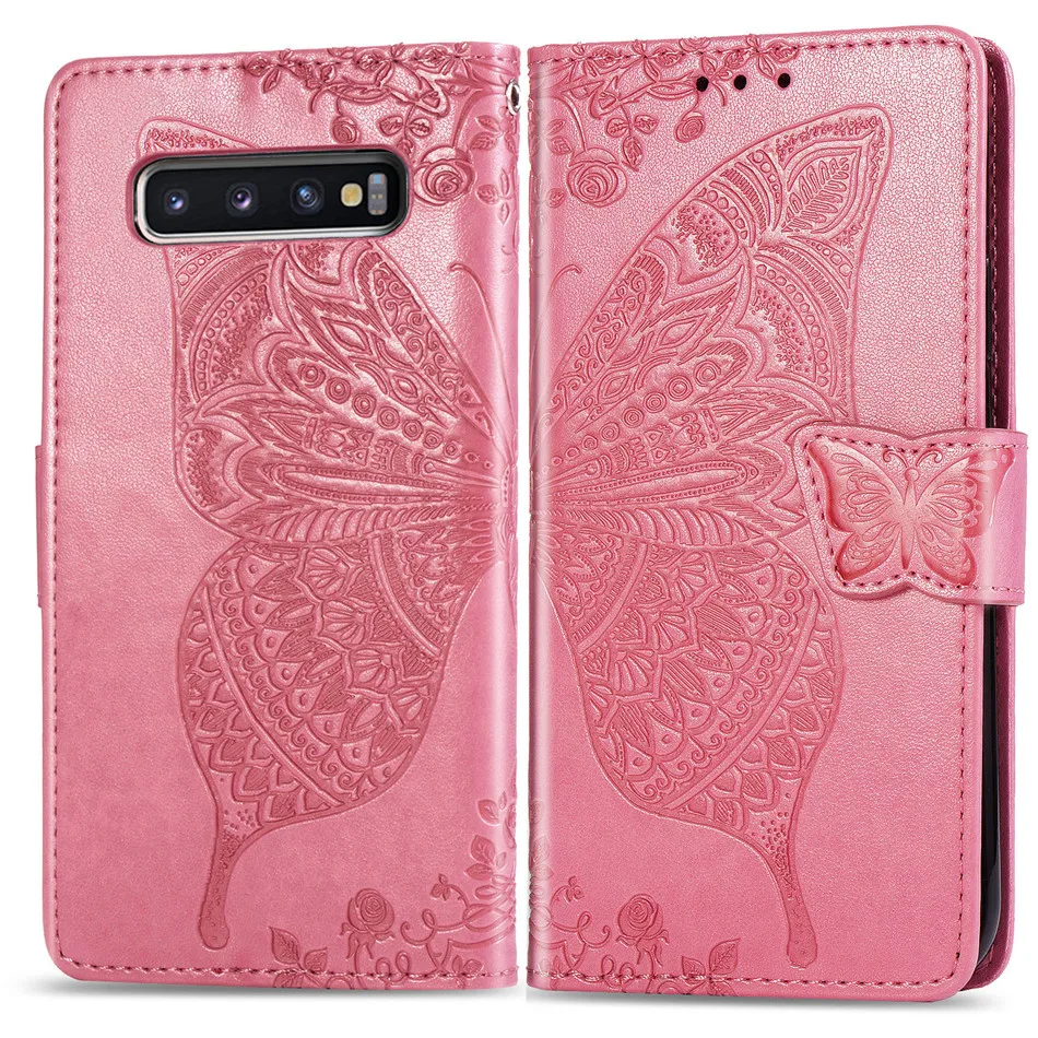Роскошный чехол для samsung Galaxy A10 A30 A40 A50 M10 M20 S10E S10 S9 S8 A7 J4 J6 плюс j2 Core из искусственной кожи в ретро-стиле с откидной крышкой D05Z