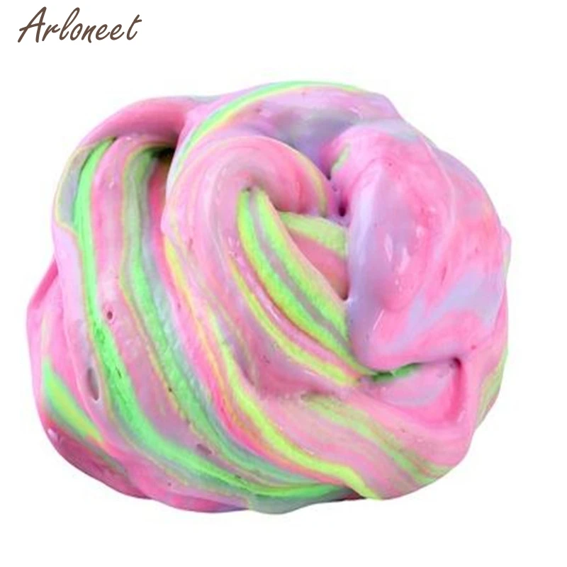 

Squishy Toys Kawaii Beautiful Fluffy Floam Slime Scented Stress Relief Kids Toy Sludge Toy Anti stress Stress Reliever 27