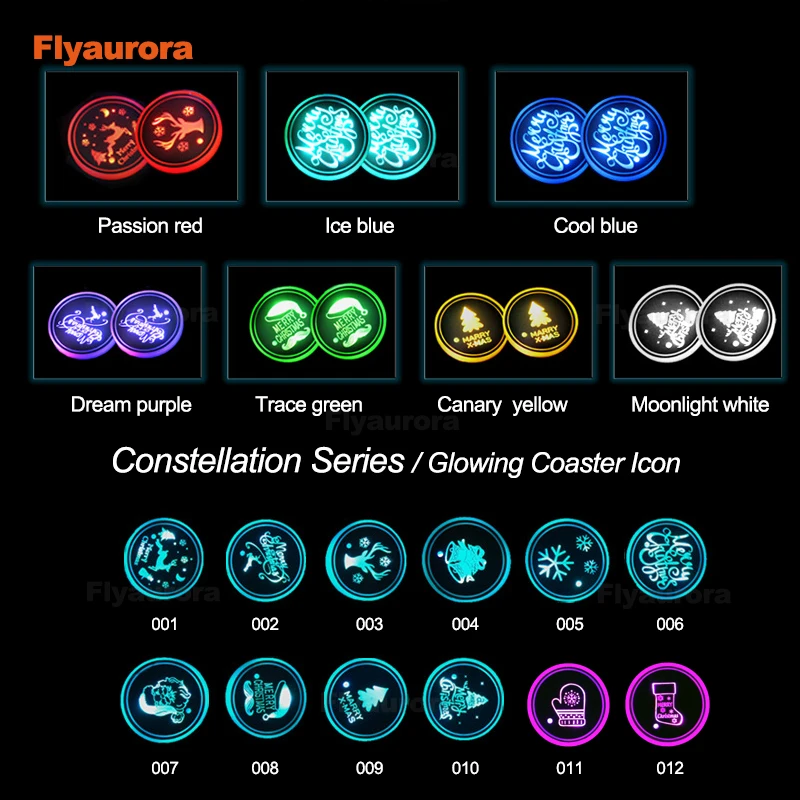 Рождественский интерьер автомобиля светодиодный ная атмосферная лампа Гибкая
