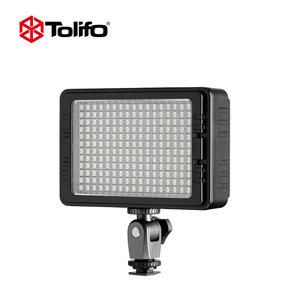 Tolifo PT-204b 204 ярких светодиодов Bi color 3200K-5600K светодиодное освещение для видеосъемки
