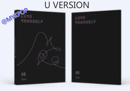 

[MYKPOP]~ 100% Официальный Оригинальный ~ альбом KPOP BOYS: LOVE YOURSELF - TEAR, CD + Буклет + почтовая карта + наклейка KPOP товар SA19052903-версия U