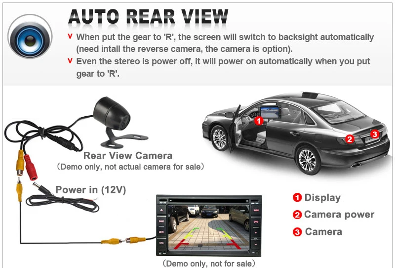CCD HD Автомобильная Камера Переднего Вида для Mazda 6 ATENZA камера с широким углом обзора, водонепроницаемая, 180 градусов, ночное видение