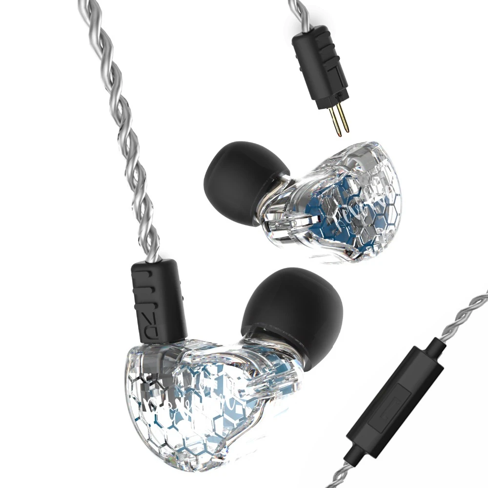 Гибридные Внутриканальные наушники Revonext RX8S 1DD + 2BA Hi Fi гарнитура DJ монитора