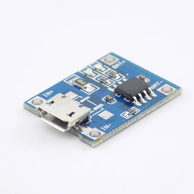 Зарядная плата TP4056 для модуля Arduino с Micro USB 5 В 1 А 18650 шт.|Регуляторы