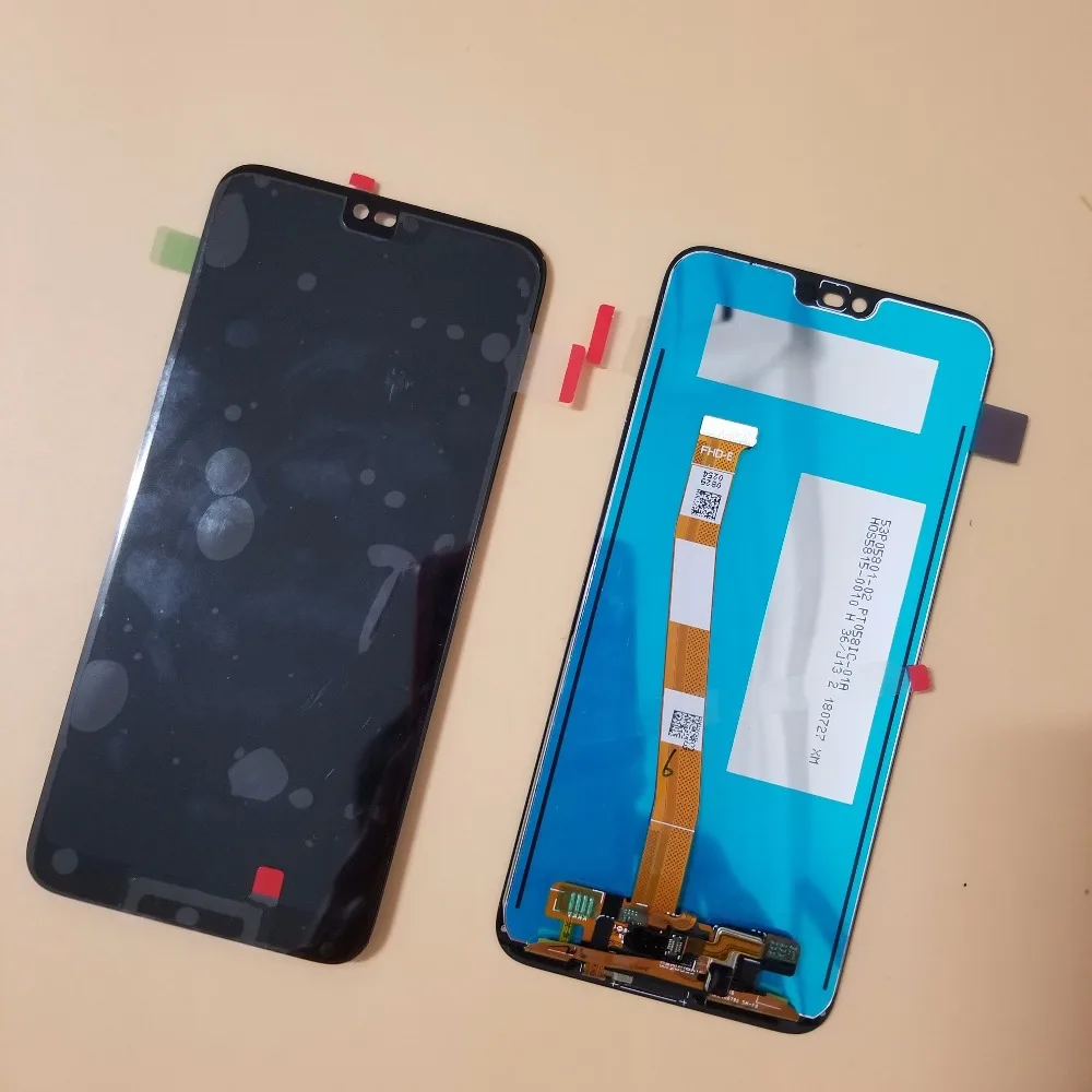 Оригинальный сенсорный ЖК-дисплей 5 84 дюйма с отпечатком пальца для Huawei Honor 10/Honor10