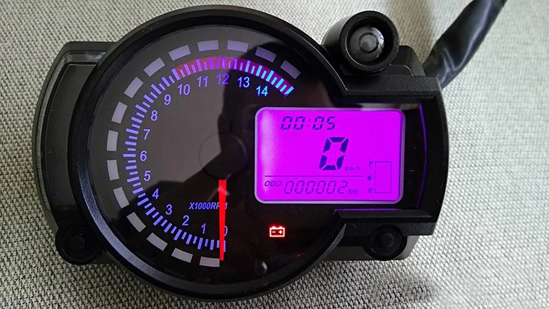 TKOSM современный KOSO 14000 об/мин Черный Белый ЖК Цифровой Мотоцикл одометр спидометр