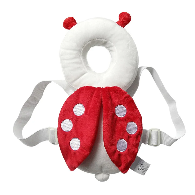 RED LADYBUG Милый ребенок новорожденный защита головы и спины Подушка малыш крылья падение сопротивление Pad Guardian подушки игрушки Bm88 - Цвет: RED LADYBUG