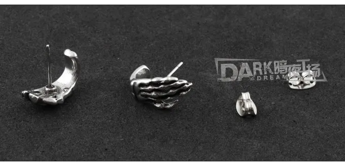 2020 Новые товары готические ювелирные изделия серьги в стиле панк мужские руки