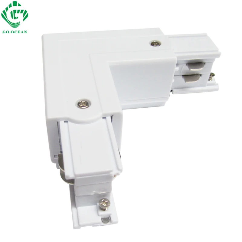 Трехфазный светильник 4 провода разъем для рельсов угловые соединители провод 3