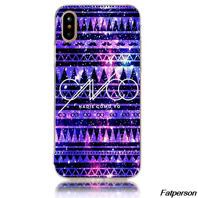 Латинский мужской комбинированный жесткий прозрачный чехол CNCO для Apple iPhone X 8 8plus 7