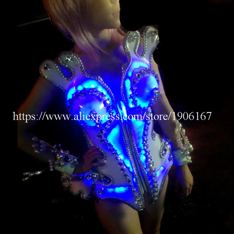 Новинка светодиодная подсветка армированный воин модные костюмы для