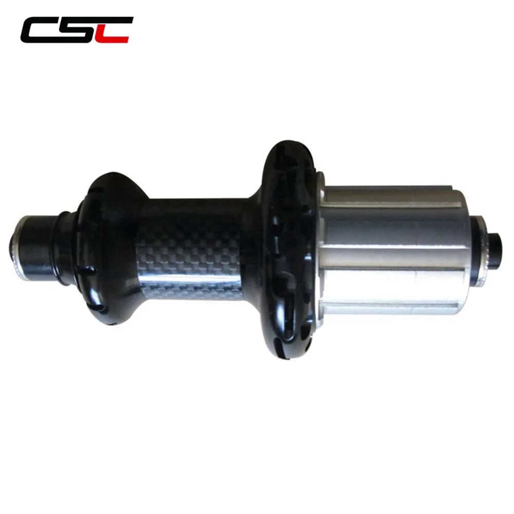 Прямые велосипедные ступицы Powerway R36 карбоновая отделка 20/24 отверстия 18/21