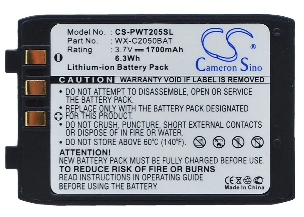 Cameron Sino батарея 1700 мАч Panasonic 2050BAT 2051BAT PA12110026 WX C2050BAT для Attune Aio 2050