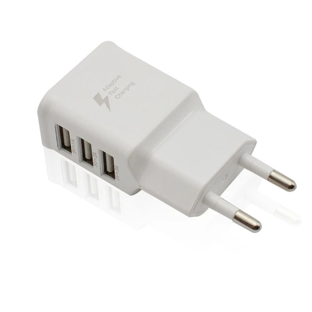 Тройное настенное зарядное устройство USB для Samsung LG Sony Moto Xiaomi Huawei OnePlus ZUK мобильный