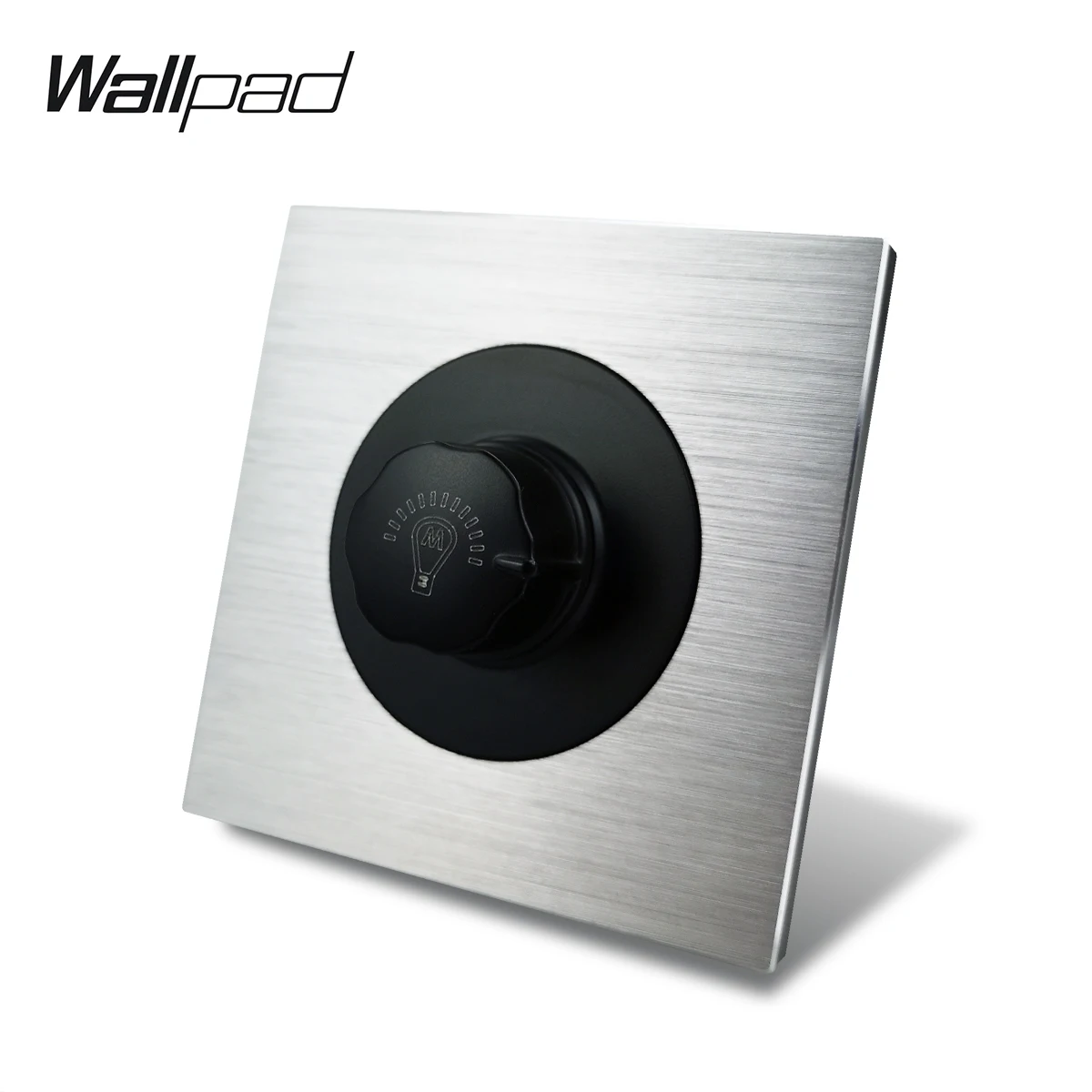 Wallpad L6 сатиновый серебристый металлический 1-кнопочный диммер контроллер с