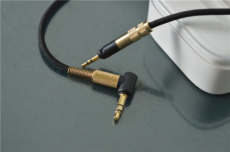 FAAEAL 1,2 м обновленный Сменный кабель для Sennheiser HD598 HD558 HD518 HD598 кабели для наушников Hifi 3,5 мм до 2,5 мм кабель с микрофоном