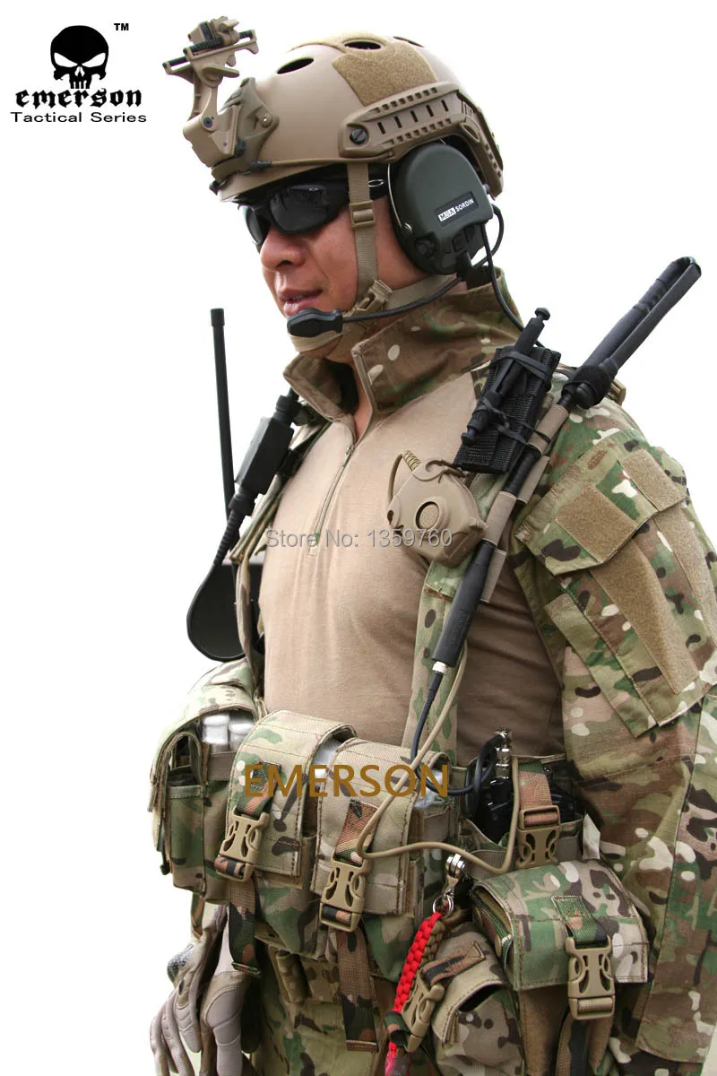 EmersonGear bdu бесплатная доставка боевая униформа рубашка брюки и наколенники