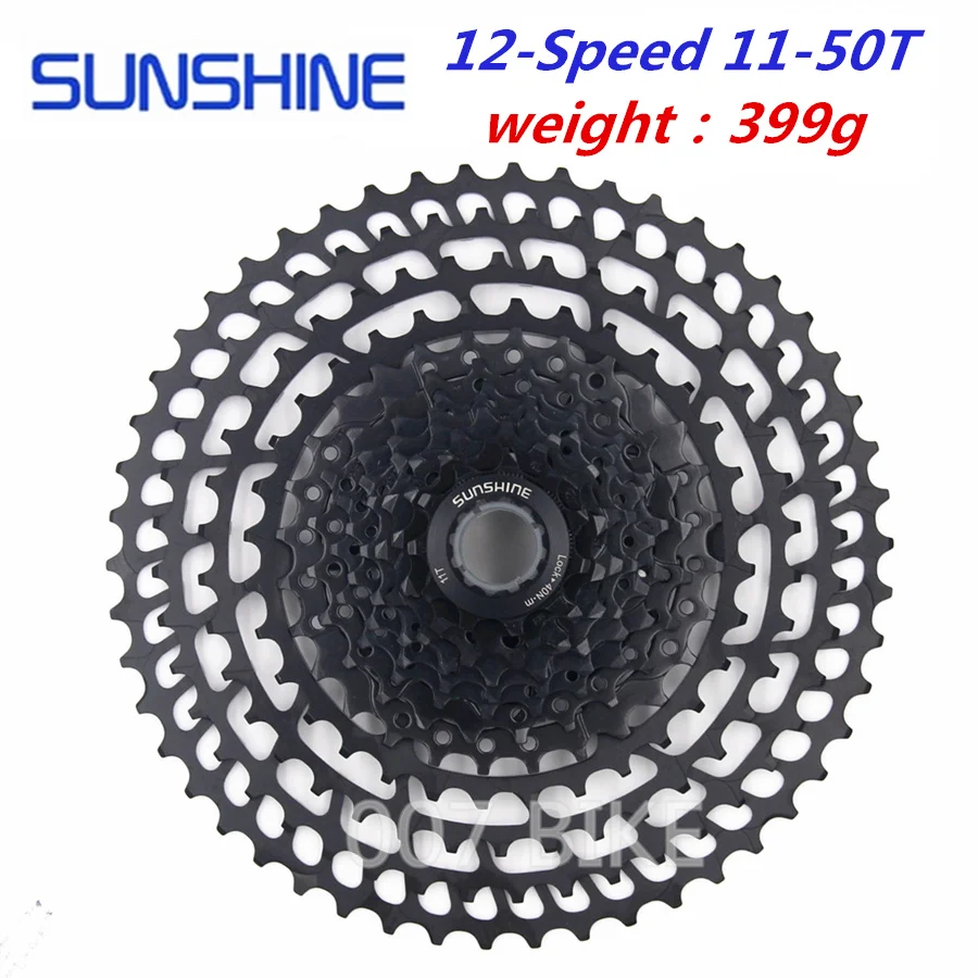 SUNSHINE кассеты 12 Скоростей 11 50T 12s свободного хода MTB Горный велосипедная кассета