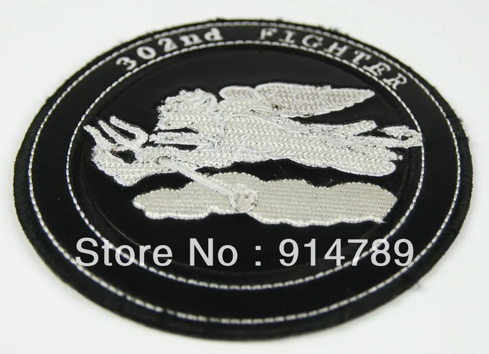 

WW2 US ARMY AIR FORCE 302ND FIGHTER SQUADRON LEATHER PATCH-32649