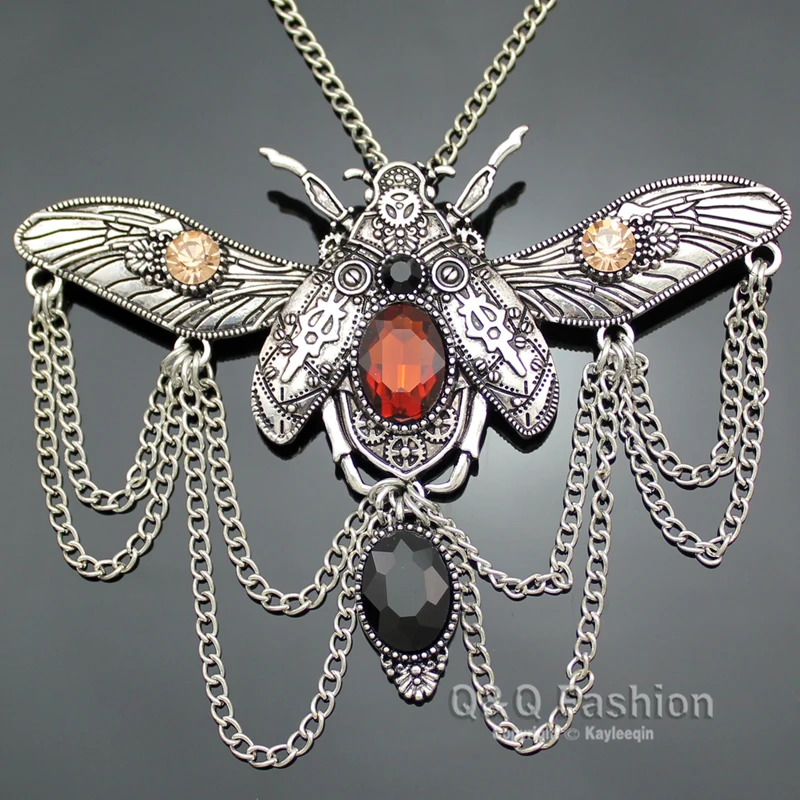 Винтажный кулон Khepri Scarab Beetle Overwatch чокер крупная цепочка стразы колье индийская