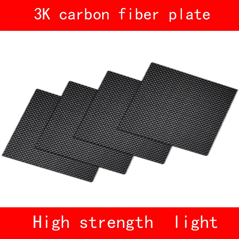 Купи 3k carbon fiber plate high strength light UAV aviation parts carbon fiber sheet DIY Material за 797 рублей в магазине AliExpress