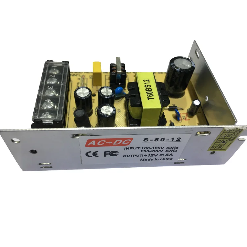 Светодио дный трансформатор питания светодио прокладки AC/DC 110 В-220 В до 12