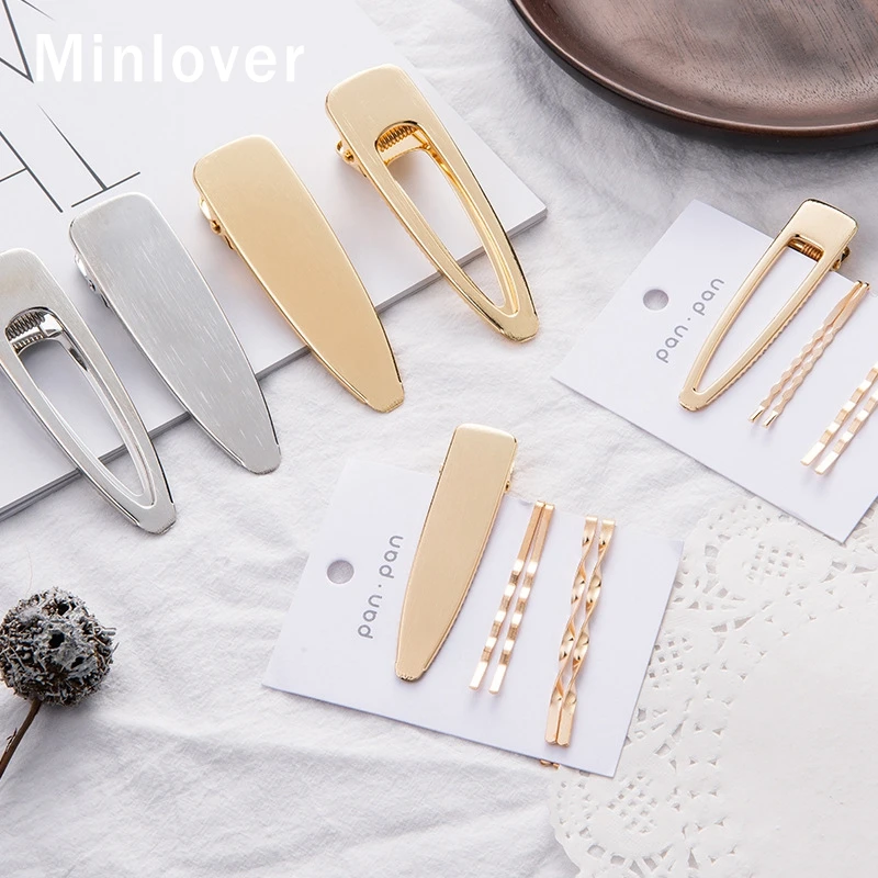 Женские заколки для волос Minlover с искусственным жемчугом простая заколка