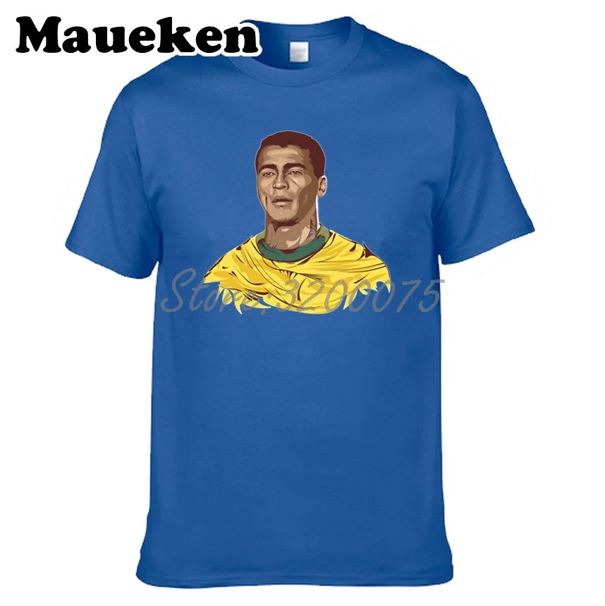 Men T-shirt Romario de Souza Faria 11 Lone Wolf 1000 Goal Clothes T Shirt Men's for Brazil Legend fans gift tee W17062506 | Мужская