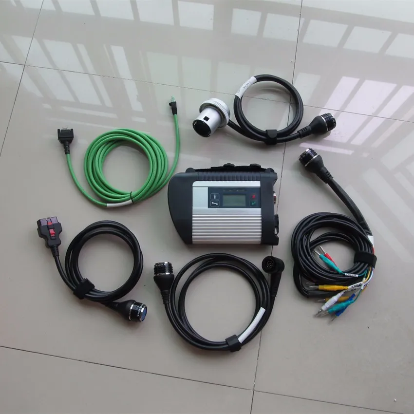 Для mb star диагностический инструмент c4 sd connect compact с 5 кабелями высшего