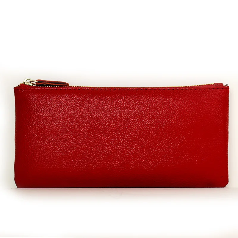 Новинка 2019 модный тонкий мужской женский кошелек из натуральной воловьей кожи