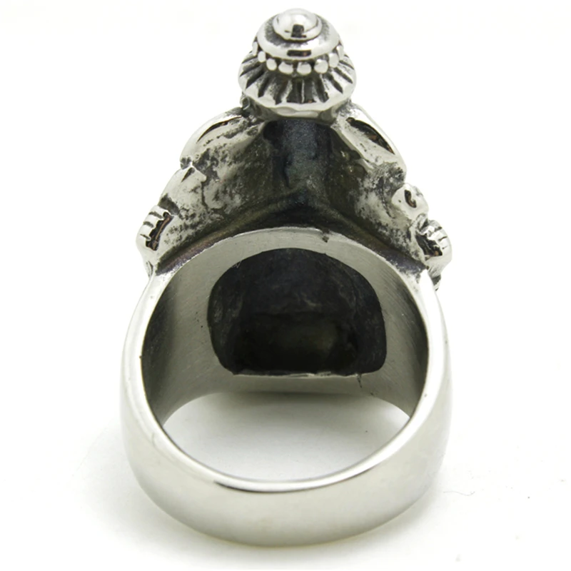 1pc Mens Boys 316L Stainless Steel Big Elephant Ring Biker Factory Price | Украшения и аксессуары