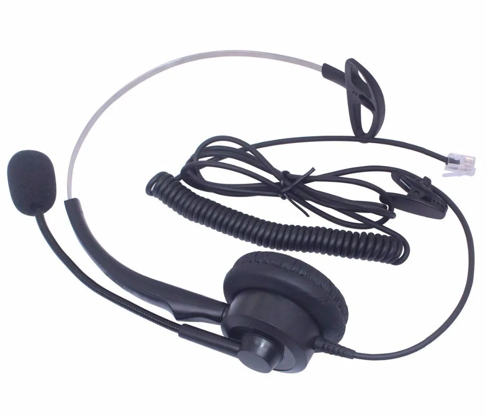 Гарнитура Wantek для колл-центра наушники с микрофоном Avaya 1416 2420 5410 Aastra 6757i Mitel 5330 NEC