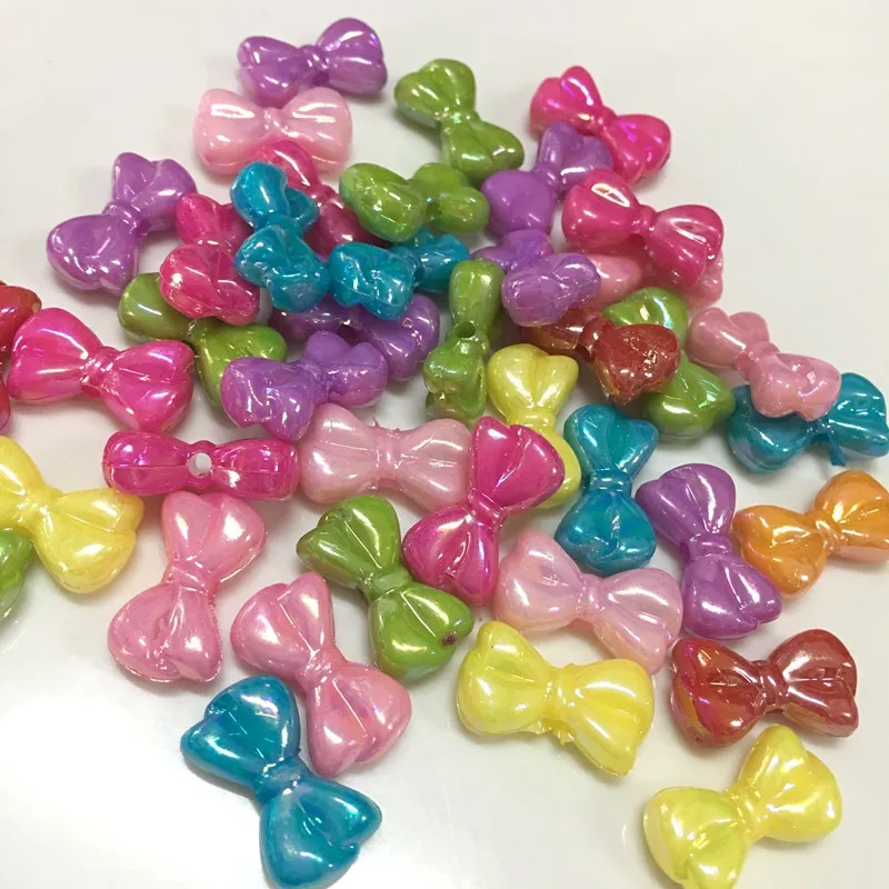 Радужные бусины Meideheng для изготовления украшений аксессуары волос детей