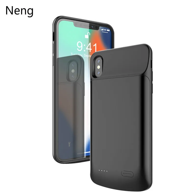 Neng 3200 мАч для iPhone X Xs чехол зарядное устройство перезаряжаемый внешний