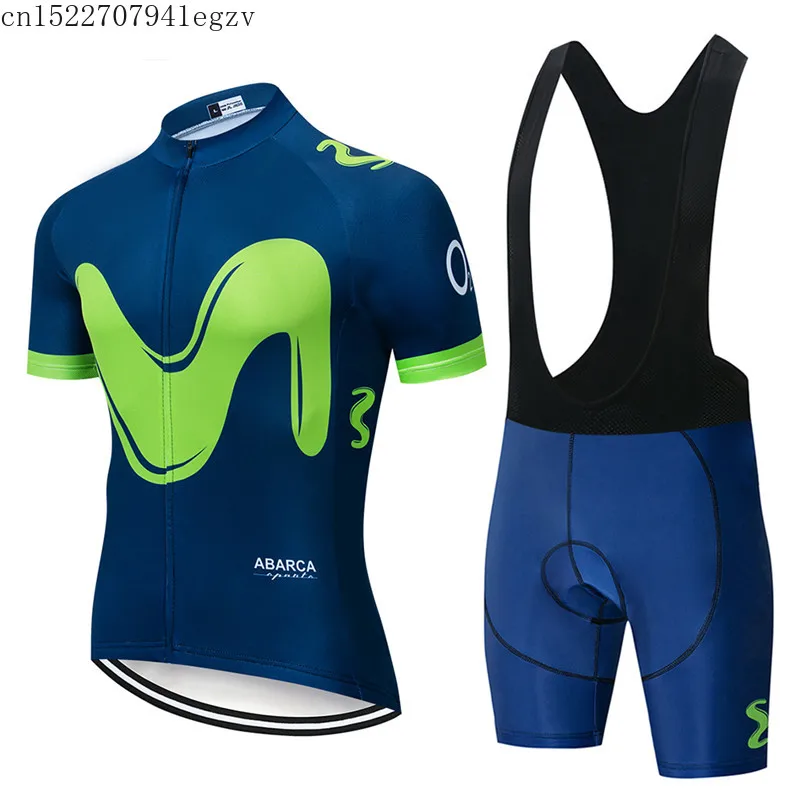 Movistar 2019 Лето Велосипеды Джерси pro team летнее с коротким рукавом велосипед