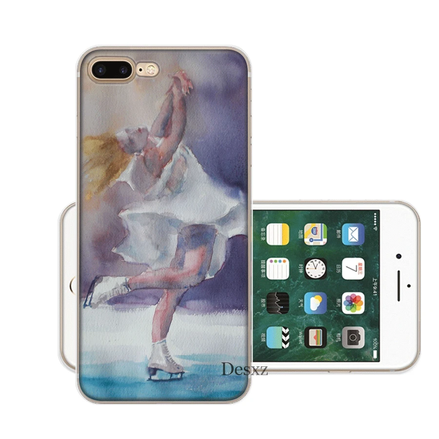 Чехол для телефона с фигурным катанием iPhone 11 Pro 5 5S SE 6 6s 7 8 Plus X XS XR Max | Мобильные