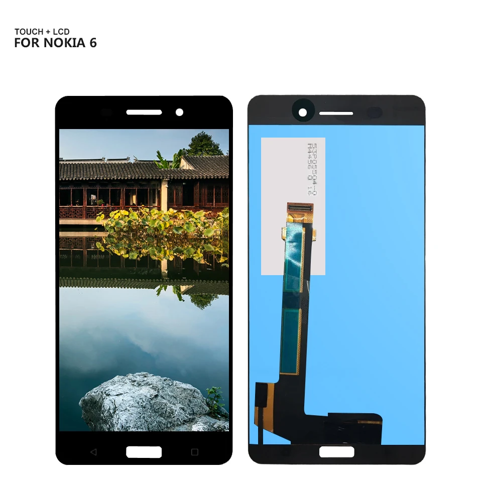 ЖК дисплей 5 дюймов для Nokia 6 N6 дигитайзер сенсорная панель экран в сборе TA 1021 1033 1025