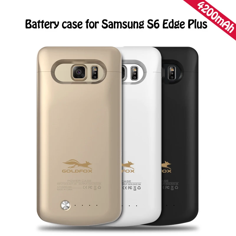 Мощность чехол для samsung Galaxy S6 Edge Plus G9250 корпус резервного Внешняя Батарея Зарядное устройство чехол для S6 Edge+ G9250 4200 мАч Мощность банк