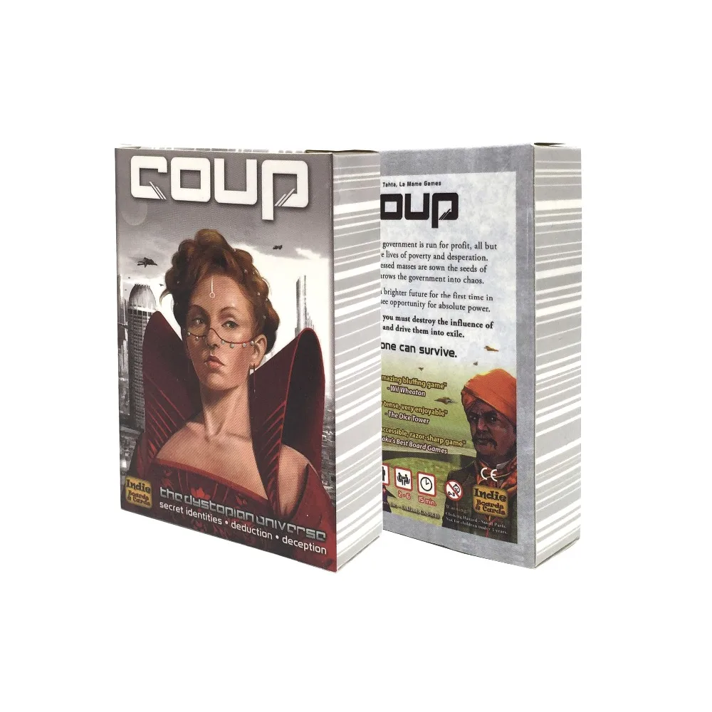 

coup board game Full English Version for party family card games kids gifts