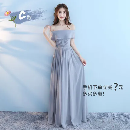Vestido Longo, розовые платья подружек невесты, новинка, элегантное серое длинное свадебное платье трапециевидной формы с v-образным вырезом, Robe De demoiseur D'honneur