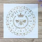 Трафарет 15 см, 30 см, 40 см для самостоятельного творчества, часы для стен, картина, фотоальбом, декоративные тисненые бумажные открытки