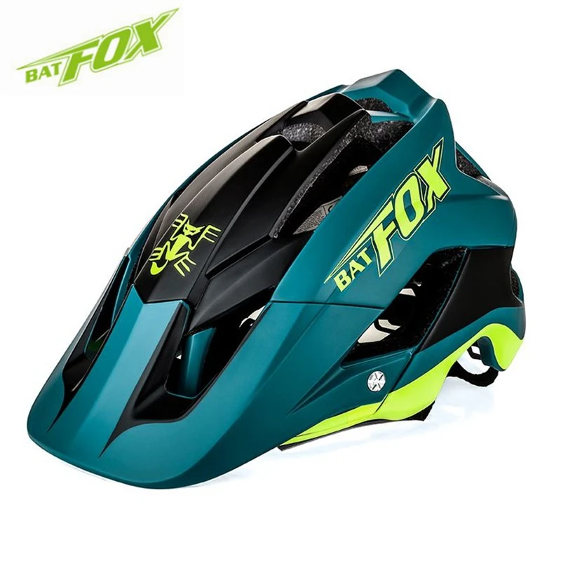 Велосипедный шлем BATFOX шоссейный горный мотоциклетный интегрированный MTB