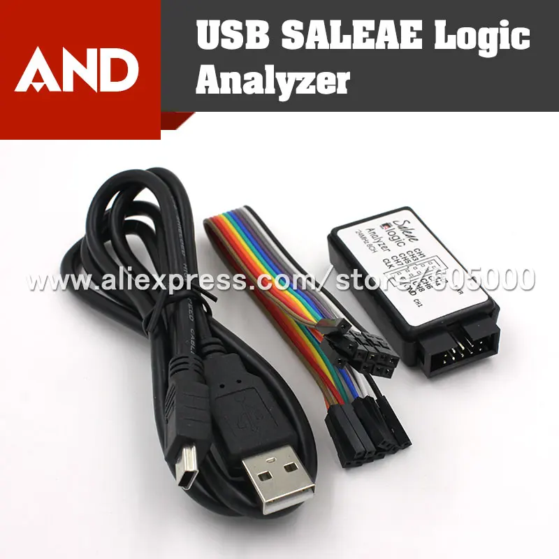 Бесплатная доставка USB Logic 24 мГц 8ch анализатора логики для ARM FPGA|logic analyzer|usb logic