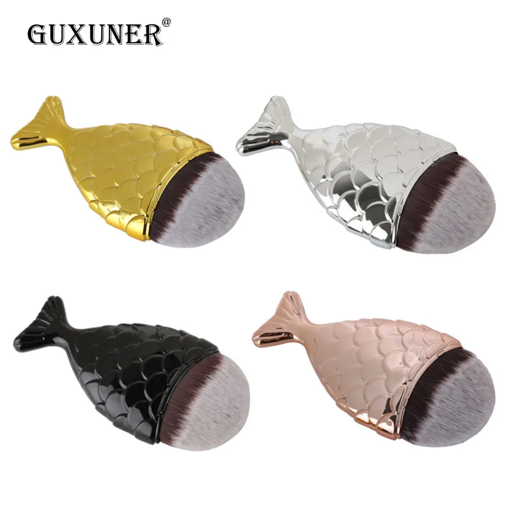 Pro 1 шт. милый русалка Фонд Мощность кисти для макияжа смешивание контур Румяна