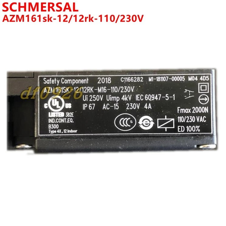 

SCHMERSAL AZM161sk-12/12rk-110/230V Brand new original