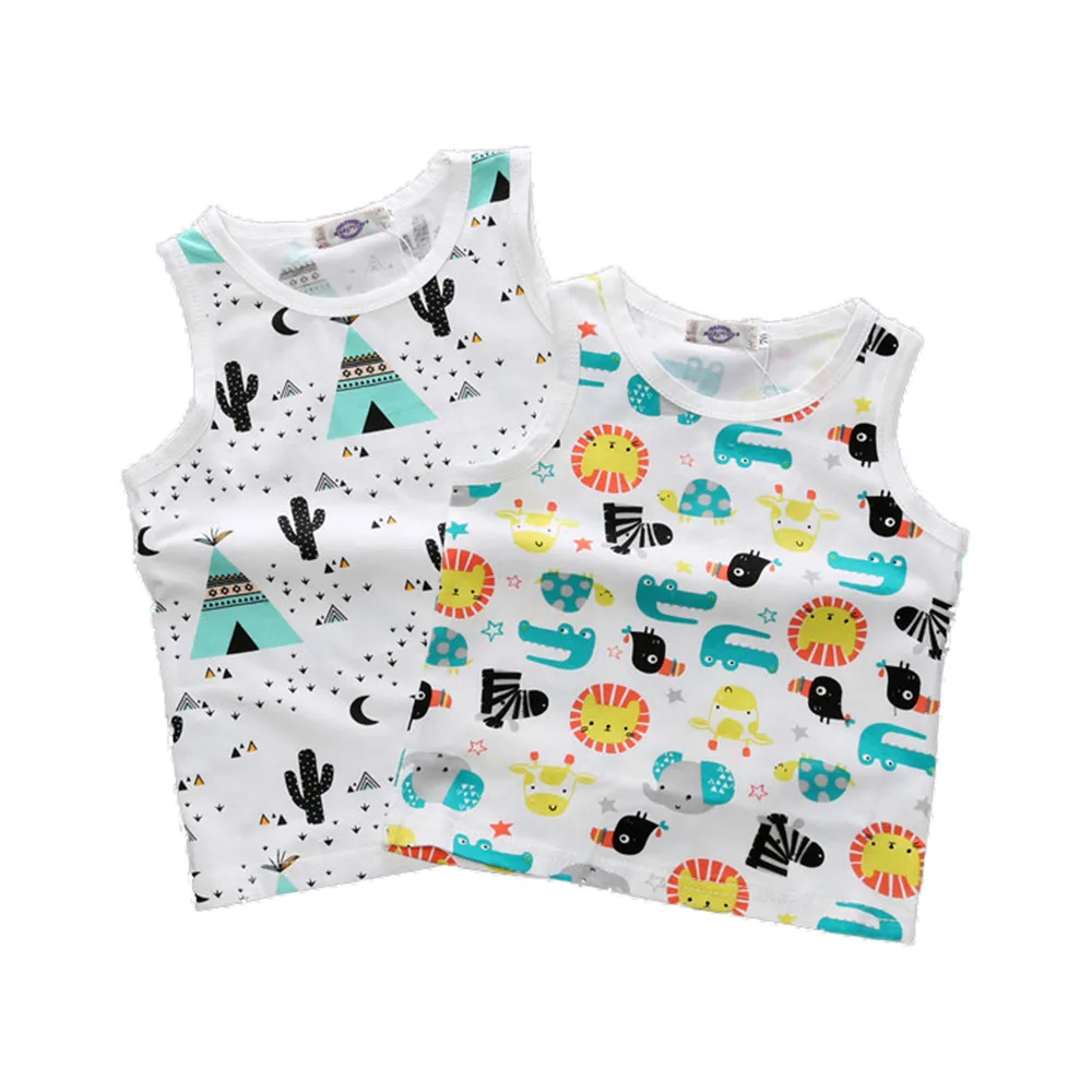 Коллекция 2018 года детские топы летние модные футболки для мальчиков майка